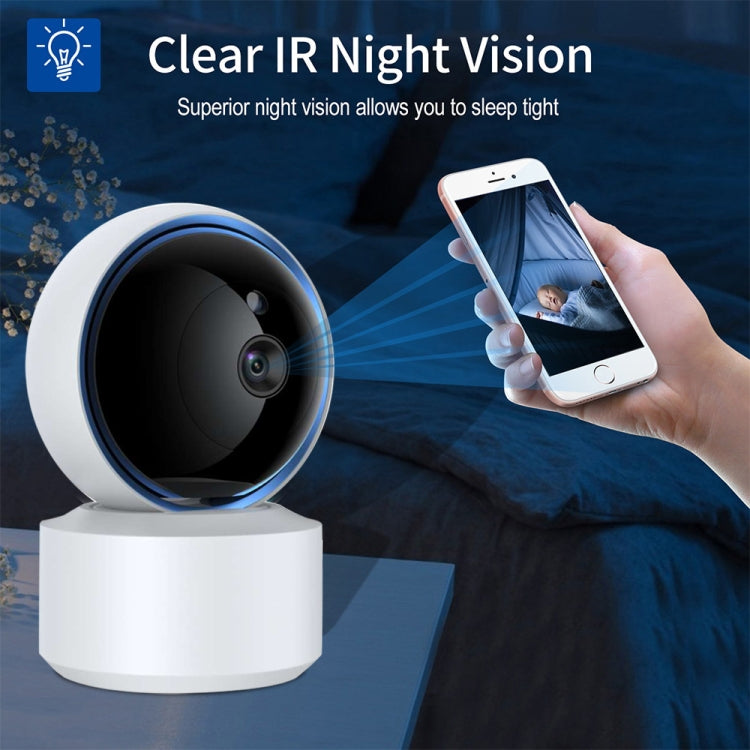 YT50-2 Cámara IP de 3.0MP con rotación de 360 grados, cámara de seguridad inteligente WiFi, compatible con tarjeta TF/audio bidireccional/detección de movimiento/visión nocturna, YT50-2