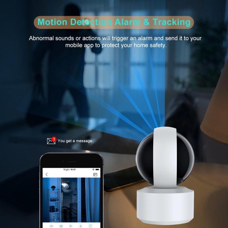 YT50-2 Cámara IP de 3.0MP con rotación de 360 grados, cámara de seguridad inteligente WiFi, compatible con tarjeta TF/audio bidireccional/detección de movimiento/visión nocturna, YT50-2