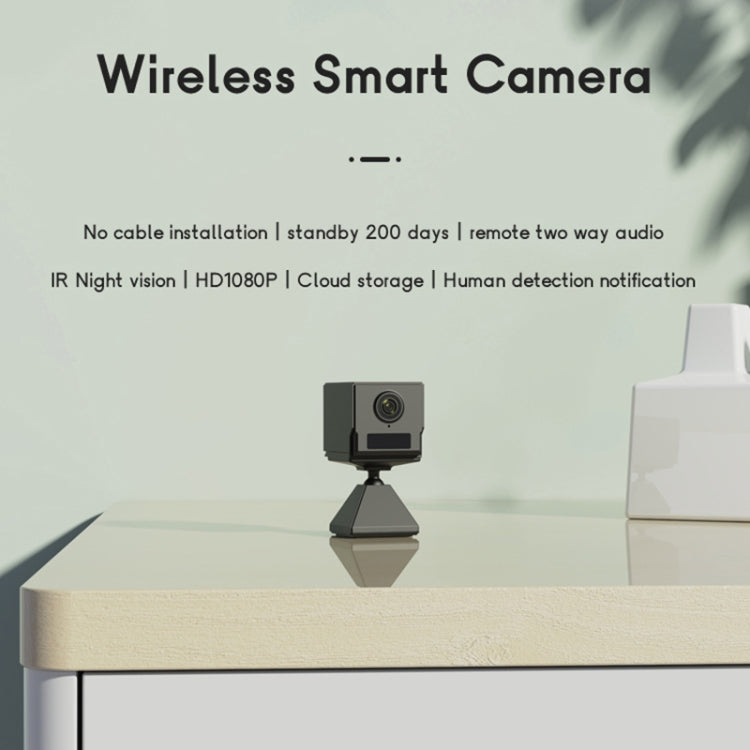 CAMSOY S50 1440P WiFi Cámara de acción de red inalámbrica Grabadora gran angular con soporte, S50