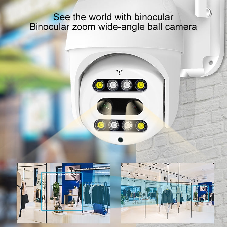 Cámara IP inalámbrica QX48 Pixels 1080P HD, compatible con detección de movimiento, visión nocturna infrarroja y tarjeta TF, QX48