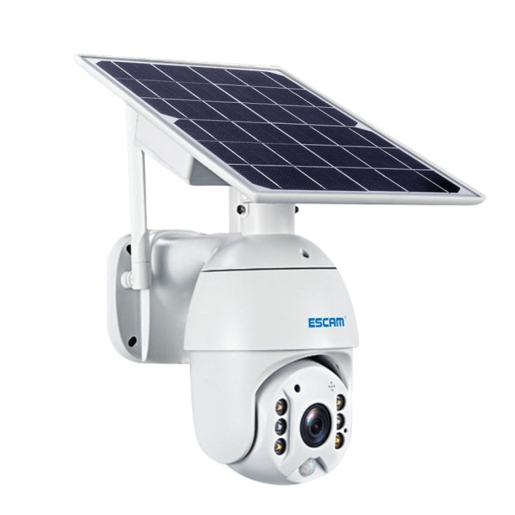ESCAM QF280 HD 1080P IP66 Cámara IP PT con panel solar WiFi a prueba de agua con batería, soporte de visión nocturna / detección de movimiento / tarjeta TF / audio bidireccional, with Battery
