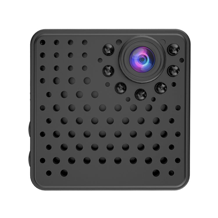Mini cámara de seguridad inteligente W18 1080P HD WiFi, compatible con gran angular de 155 grados, detección de movimiento, visión nocturna infrarroja y tarjeta TF, Wide Angle