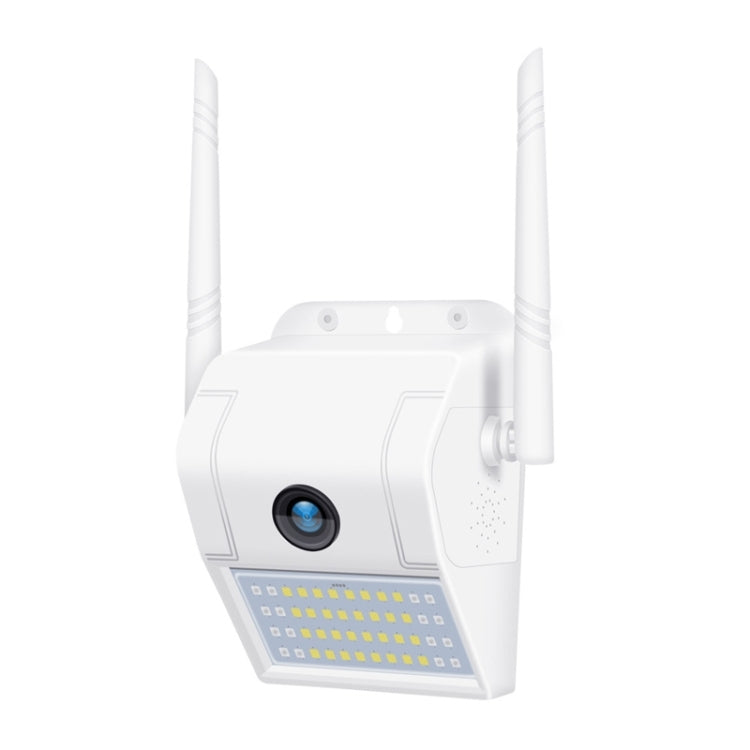DP11 Cámara IP inalámbrica con luz de pared impermeable IP66 de 2 megapíxeles, compatible con visión nocturna múltiple y monitoreo remoto de teléfono móvil e intercomunicador de voz y detección de movimiento / alarma y tarjeta de memoria de 128 GB, DP11