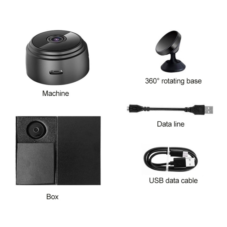 Cámara inalámbrica remota WiFi A9+ 1080P, compatible con visión nocturna, detección de movimiento y tarjeta TF, solución Bluetooth Broadcom, A9+