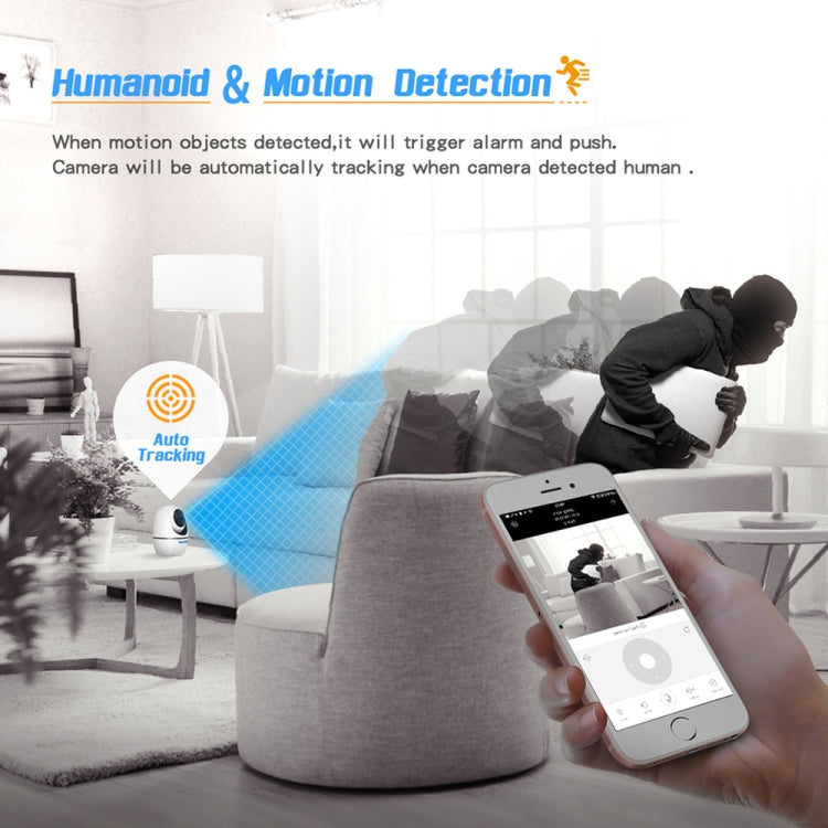Cámara IP ESCAM PVR008 HD 1080P WiFi, compatible con detección de movimiento / visión nocturna, distancia IR: 10 m, enchufe AU, PVR008