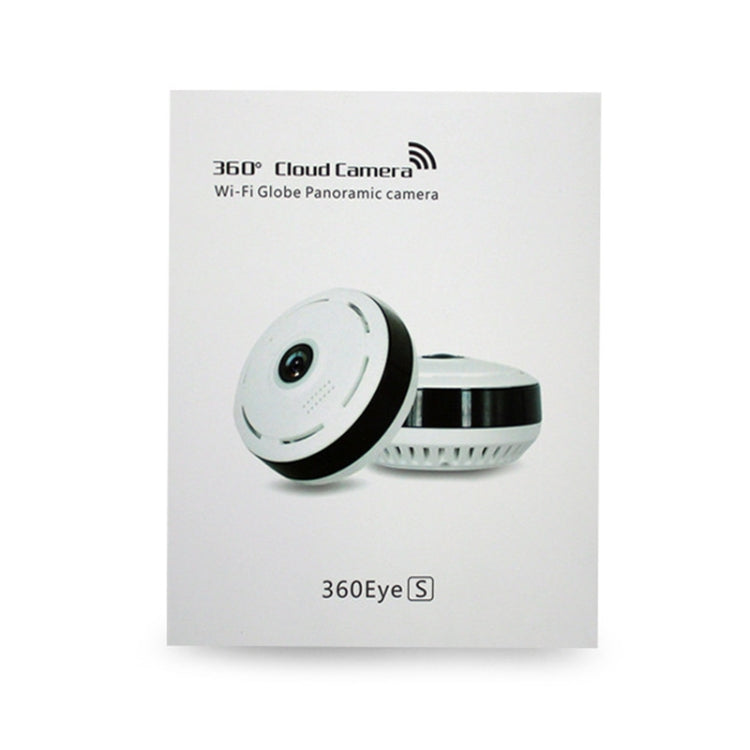 360EyeS EC11-I6 Cámara panorámica de red de 360 grados 1280*960P con ranura para tarjeta TF, compatible con control de teléfonos móviles, EC11-I6, V380pro White