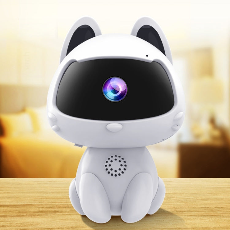 Cámara doméstica inteligente K9 Cute Pets, compatible con visión nocturna y voz bidireccional y detección de movimiento, K9