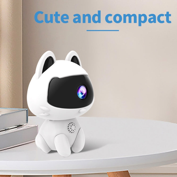 Cámara doméstica inteligente K9 Cute Pets, compatible con visión nocturna y voz bidireccional y detección de movimiento, K9