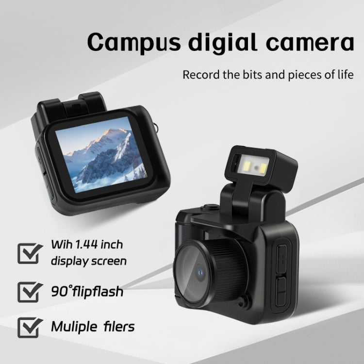Y3000 Mini cámara 1080P HD cámara digital con pantalla portátil retro viaje Vlog estudiante pequeña videocámara, Y4000