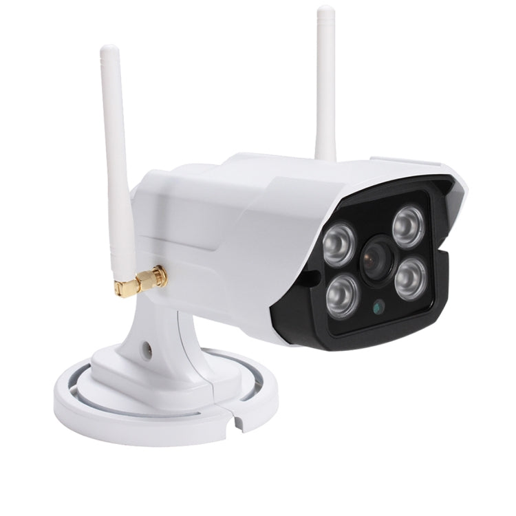 QG001 Cámara tipo bala IP WiFi HD de 1/4 pulgadas H.264 de 1,0 megapíxeles, compatible con detección de movimiento, audio, alarma y tarjeta TF, QG001