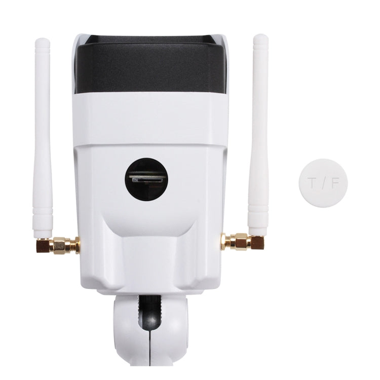 QG001 Cámara tipo bala IP WiFi HD de 1/4 pulgadas H.264 de 1,0 megapíxeles, compatible con detección de movimiento, audio, alarma y tarjeta TF, QG001