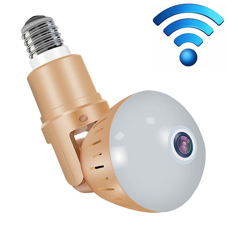 DP3 1,3 megapíxeles panorámica Universal bombilla cámara teléfono móvil instalación remota red doméstica monitoreo HD, 1.3 Megapixel Panoramic