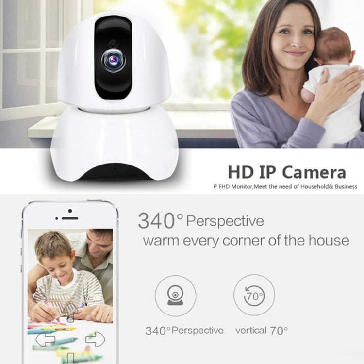 Anpwoo-YT003 2,0 Mega lente de 3,6 mm gran angular 1080P cámara con monitor WIFI inteligente, compatible con visión nocturna y almacenamiento de expansión de tarjeta TF, enchufe de la UE, YT003