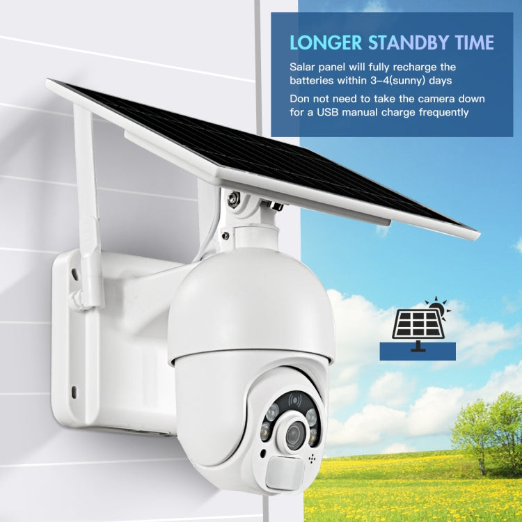 Cámara T22 1080P Full HD con energía Solar, red 4G, versión UE, compatible con alarma PIR, visión nocturna, Audio bidireccional, tarjeta TF, 4G (EU Version), 4G (US Version)