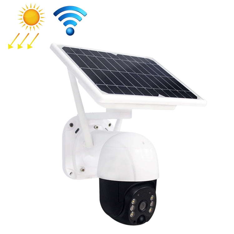T23 2288 x 1288P Full HD Cámara WiFi con energía solar, compatible con alarma PIR, visión nocturna, audio bidireccional, tarjeta TF, no incluye batería, Not Include Battery