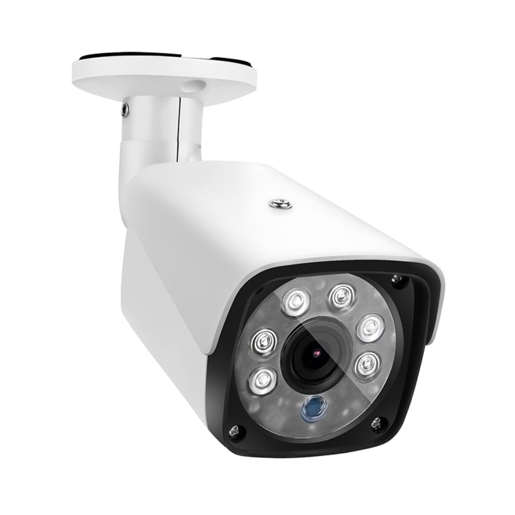 633H2 / A 1080P Lente de 3,6 mm Sistema de vigilancia CCTV DVR Cámara bala de seguridad interior resistente a la intemperie IP66 con matriz de 6 LED, compatible con visión nocturna, 633H2 / A Black, 633H2 / A White