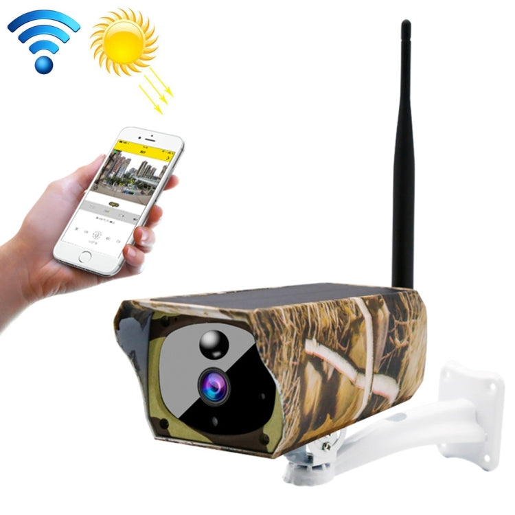 VESAFE VS-Y4 Patrón de hoja de arce 1080P HD Batería Cámara IP WiFi solar, compatible con detección de movimiento PIR, visión nocturna por infrarrojos y tarjeta TF (64 GB máx.), VS-Y4 Maple Leaf