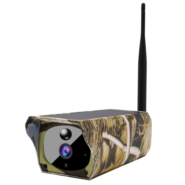 VESAFE VS-Y4 Patrón de hoja de arce 1080P HD Batería Cámara IP WiFi solar, compatible con detección de movimiento PIR, visión nocturna por infrarrojos y tarjeta TF (64 GB máx.), VS-Y4 Maple Leaf