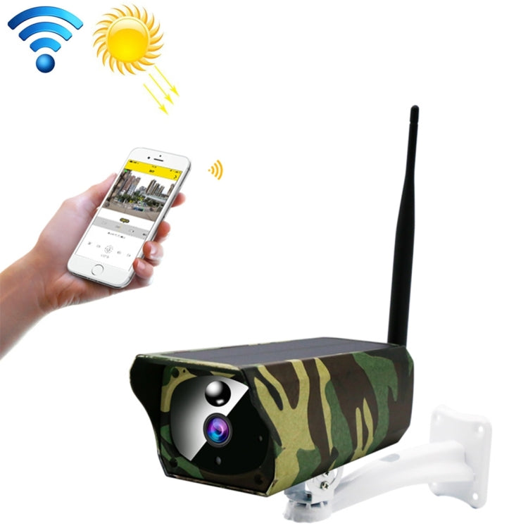 VESAFE VS-Y4 1080P HD Cámara IP WiFi solar con batería, compatible con detección de movimiento PIR, visión nocturna por infrarrojos y tarjeta TF (64 GB máx.), VS-Y4