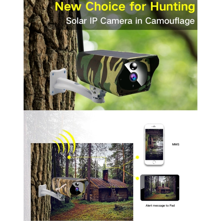 VESAFE VS-Y4 1080P HD Cámara IP WiFi solar con batería, compatible con detección de movimiento PIR, visión nocturna por infrarrojos y tarjeta TF (64 GB máx.), VS-Y4