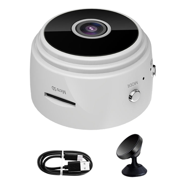 Grabador gran angular de cámara de red inalámbrica Wifi A9 720P, A9 720P (White), A9 720P (Black)