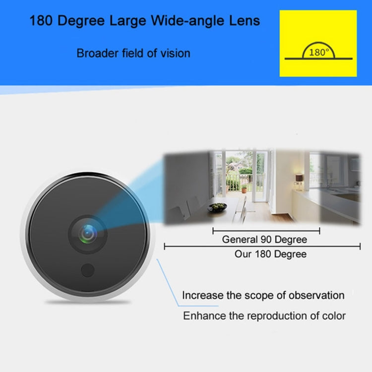 Anpwoo MN001 3518Ev200 1.0 MP Mini HD WiFi cámara IP con 6 LED infrarrojos, compatible con detección de movimiento, visión nocturna y tarjeta TF (máx. 64 GB), MN001