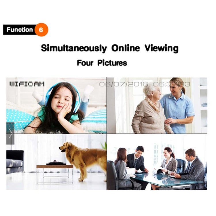 Cámara IP Anpwoo YT002 Ingenic T10 720P HD WiFi con 11 LED infrarrojos, compatible con detección de movimiento, visión nocturna y tarjeta TF (máx. 64 GB), YT002