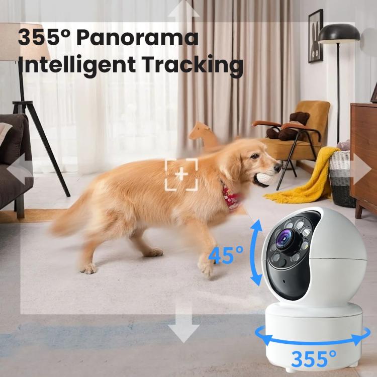 Cámara de vigilancia A10 Mini 360 PTZ WiFi Cámara IP para casa inteligente Visión nocturna Monitor para bebés, A10