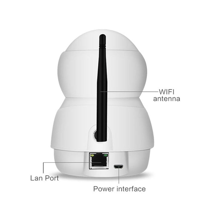 Cámara IP Anpwoo Warrior GM8135 + SC2145 1080P HD WiFi, compatible con detección de movimiento, visión nocturna por infrarrojos y tarjeta TF (máx. 128 GB), Warrior