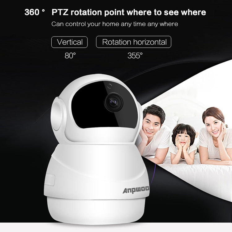 Cámara IP Anpwoo Warrior GM8135 + SC2145 1080P HD WiFi, compatible con detección de movimiento, visión nocturna por infrarrojos y tarjeta TF (máx. 128 GB), Warrior