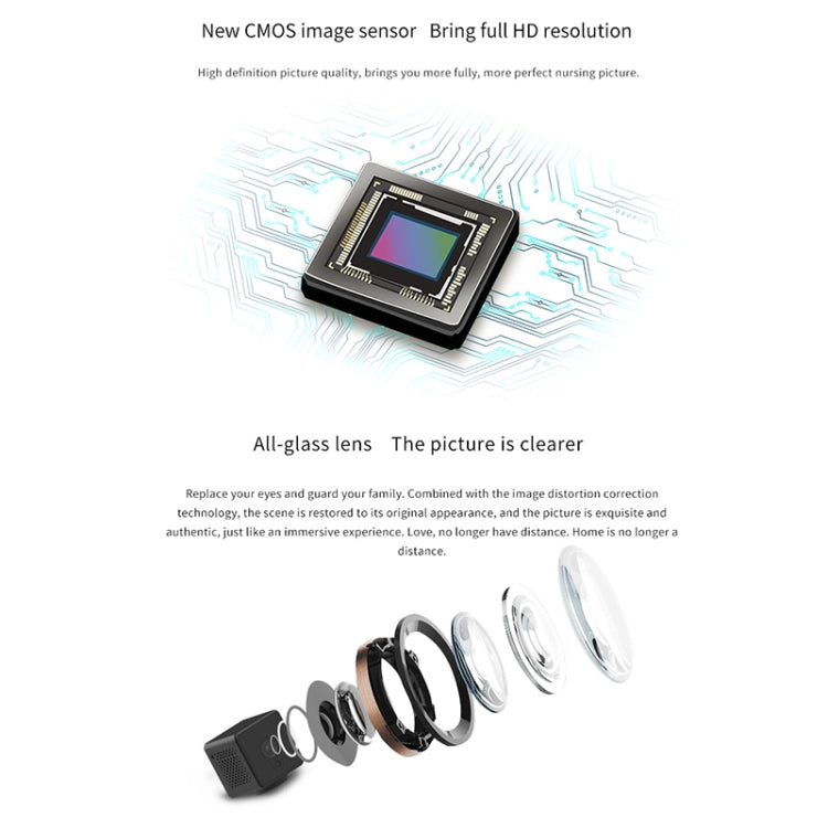CAMSOY S1T 1080P WiFi Cámara de acción de red inalámbrica Grabadora gran angular, S1T