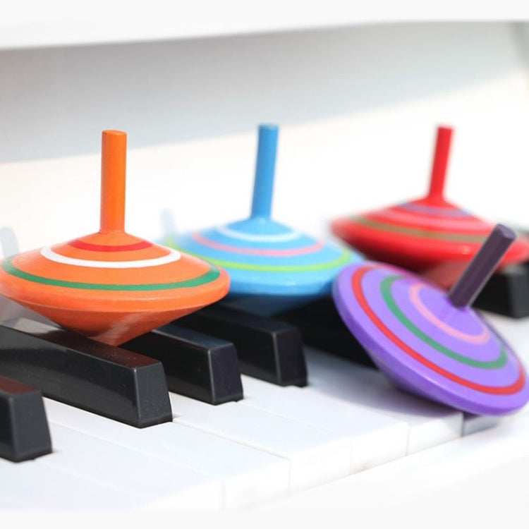 Juguete rompecabezas de bricolaje para padres e hijos Mini giroscopio giratorio de madera, tamaño: 6 * 6 cm, Rotating Gyro