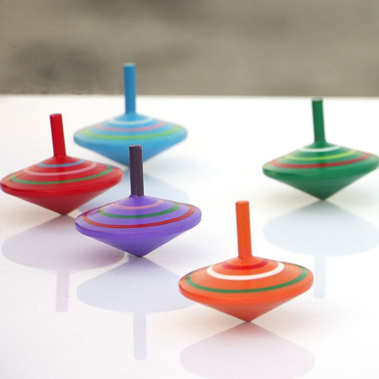 Juguete rompecabezas de bricolaje para padres e hijos Mini giroscopio giratorio de madera, tamaño: 6 * 6 cm, Rotating Gyro