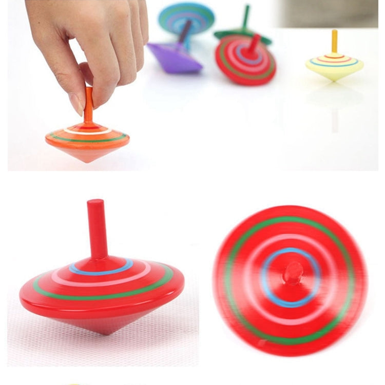 Juguete rompecabezas de bricolaje para padres e hijos Mini giroscopio giratorio de madera, tamaño: 6 * 6 cm, Rotating Gyro