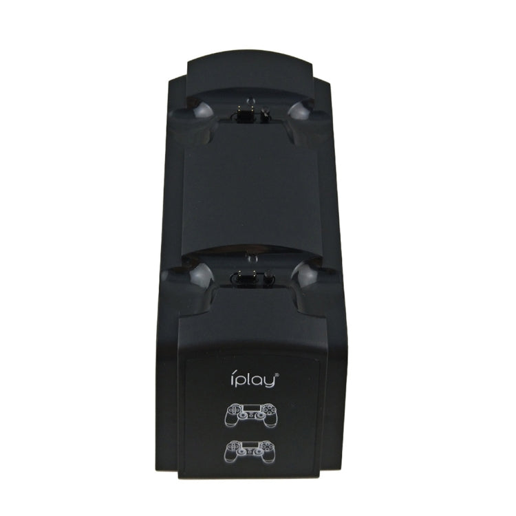 Soporte de estación de carga de doble puerto iplay/soporte de carga del controlador para Sony Playstation 4 PS4 y Slim PS4 Pro con pantalla indicadora LED, HBP-119
