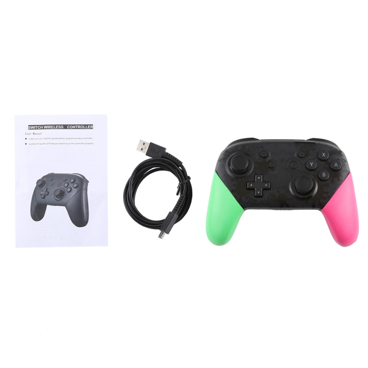 Controlador inalámbrico Game Pro con función de vibración de captura de pantalla para Nintendo Switch, For Nintendo-Switch (Green Pink)