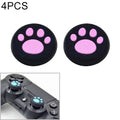 Funda protectora de silicona con forma de pata de gato, 4 Uds., para mando de PS4 / PS3 / PS2 / XBOX360 / XBOXONE / WIIU