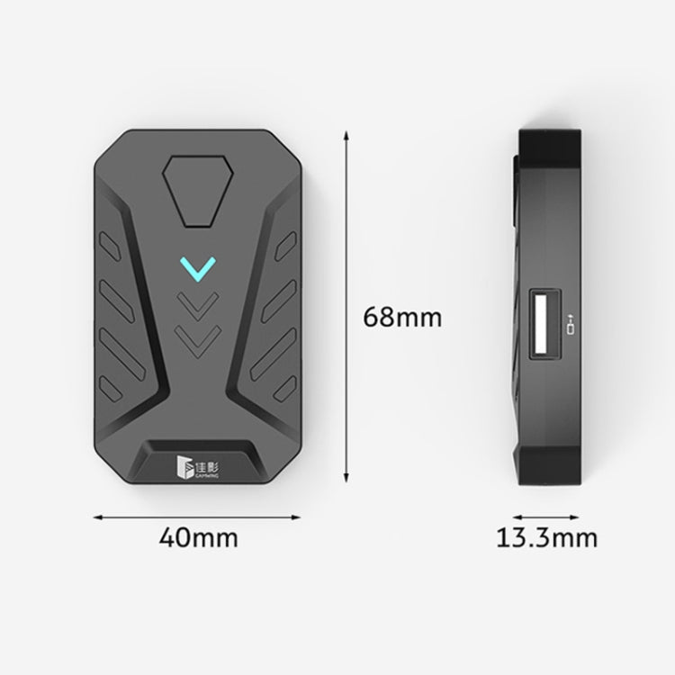 GAMWING MIX Portátil Bluetooth 4.0 Teclado Convertidor de Ratón Comer Pollo Juego Herramienta Auxiliar, MIX