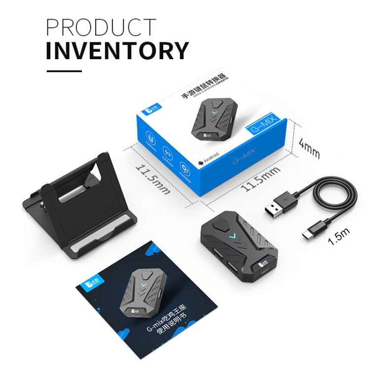 GAMWING MIX Portátil Bluetooth 4.0 Teclado Convertidor de Ratón Comer Pollo Juego Herramienta Auxiliar, MIX