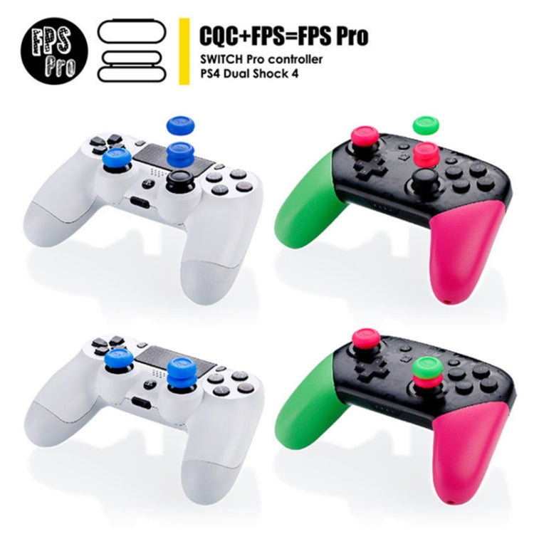 Cubierta del botón de la tapa basculante del Gamepad izquierdo + derecho para NS Pro / PS4, For NS Pro / PS4(Black), For NS Pro / PS4(Blue + Magenta), For NS Pro / PS4(Green+Red), For NS Pro / PS4(Blue), For NS Pro / PS4(Red)