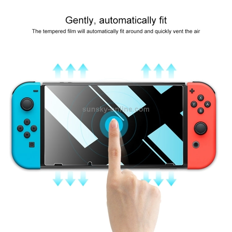 Película de pantalla de vidrio templado antirrayas 9H HD para Switch Lite, For Switch Lite