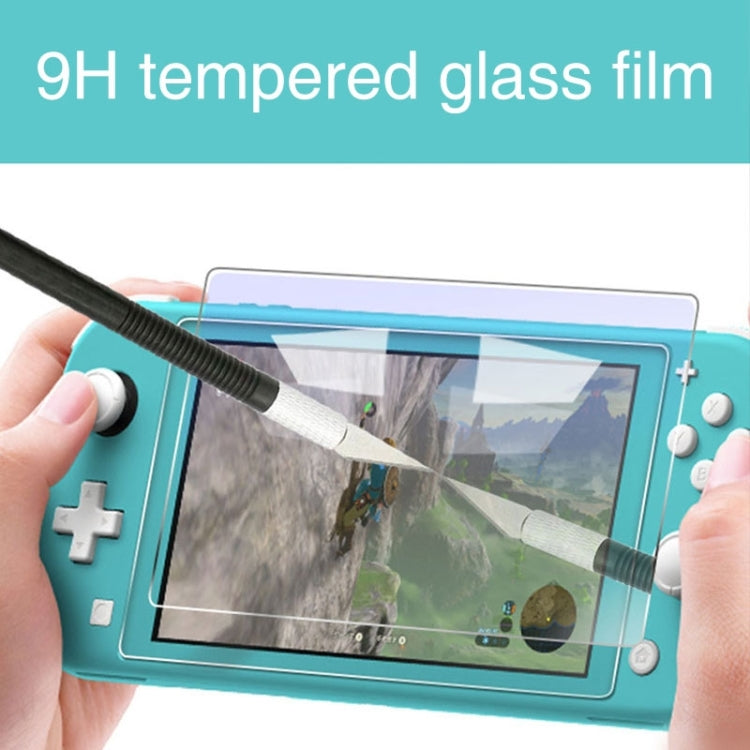 Película de pantalla de vidrio templado antirrayas 9H HD para Switch Lite, For Switch Lite