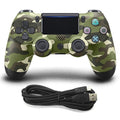 Controlador de juego con cable para Sony PS4, Green Camouflage