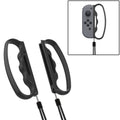 Empuñadura de boxeo con mango pequeño iPlay, empuñadura de mando con correa para Switch Joy-Con, Black, Red