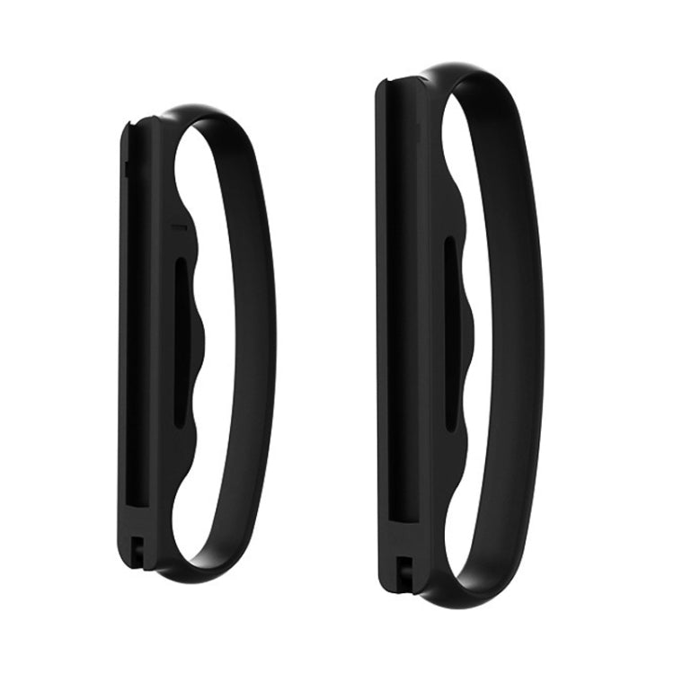 Empuñadura de boxeo con mango pequeño iPlay, empuñadura de mando con correa para Switch Joy-Con, Black, Red