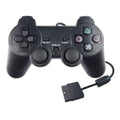 Mango de control de juego con cable Joypad de doble vibración para PS2