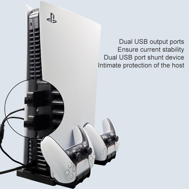 iplay HBP-269 para PS5 De / UHD soporte De carga soporte De Base Vertical con cargador De mango, iPega HBP-269