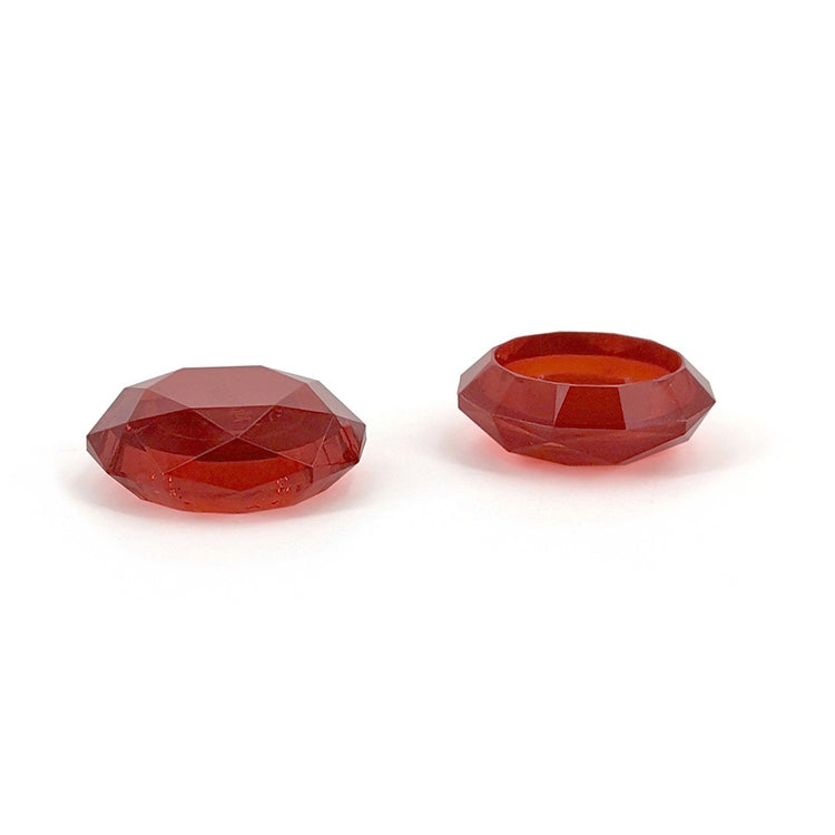 2 tapas de agarre para juegos con textura de diamante para PS5, Clear White, Green, Blue, Red