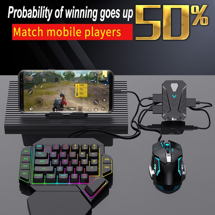GAMWING Mix Pro Convertidor de ratón y teclado para juegos de teléfono móvil
