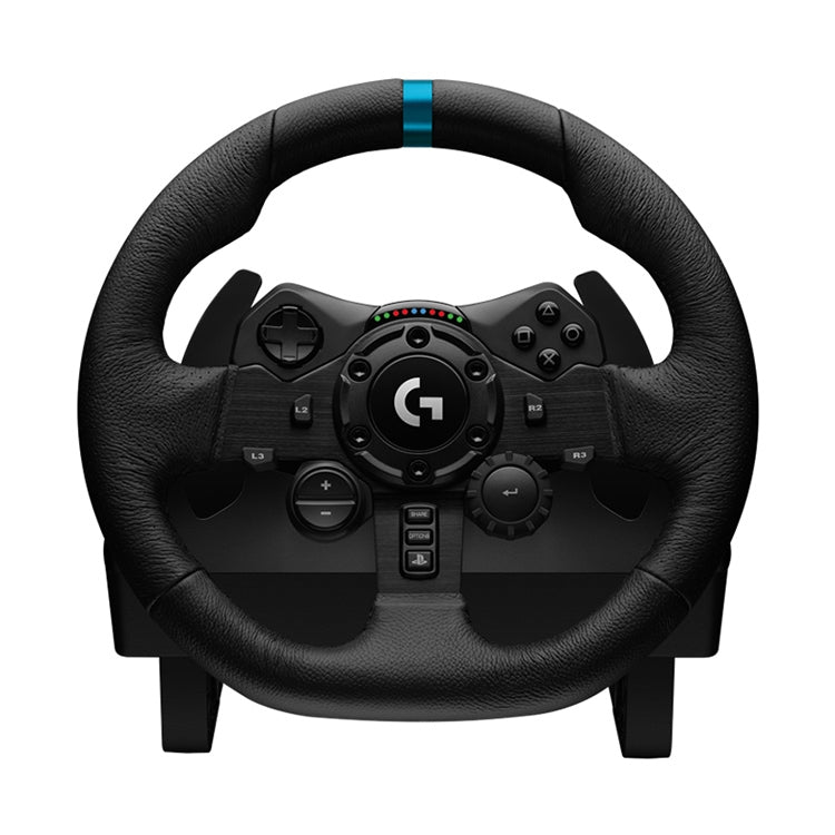 Palanca de cambio de pedal de volante de carreras Logitech G923 para PS5 / PS4 / PC, G923